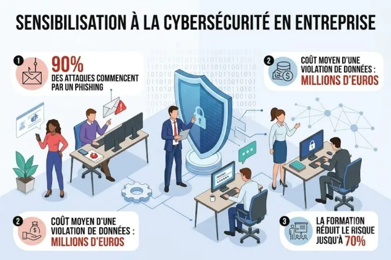 sensibilisation cybersécurité entreprise